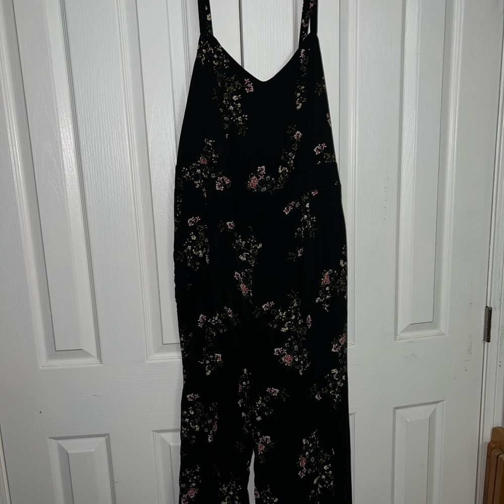 Torrid Black floral romper